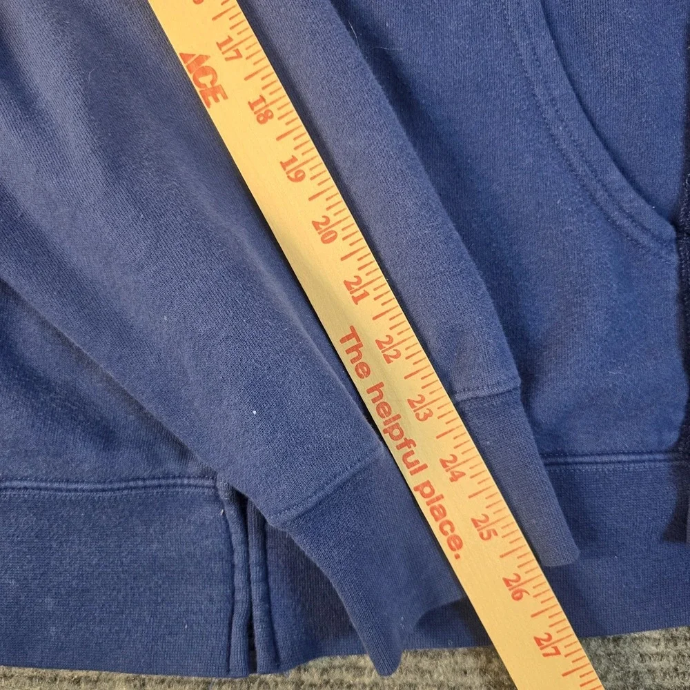 The North Face Hoodie Mens M Blue Khumbu Climbing School Full Zip Used